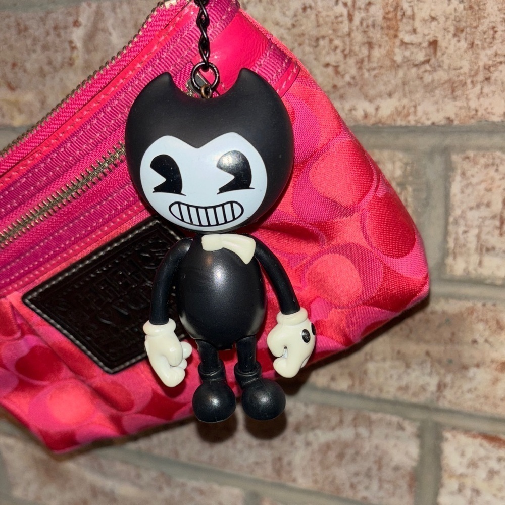 Repurposed Bendy Keychain – Ink Demon Drip - Picture 2 of 4